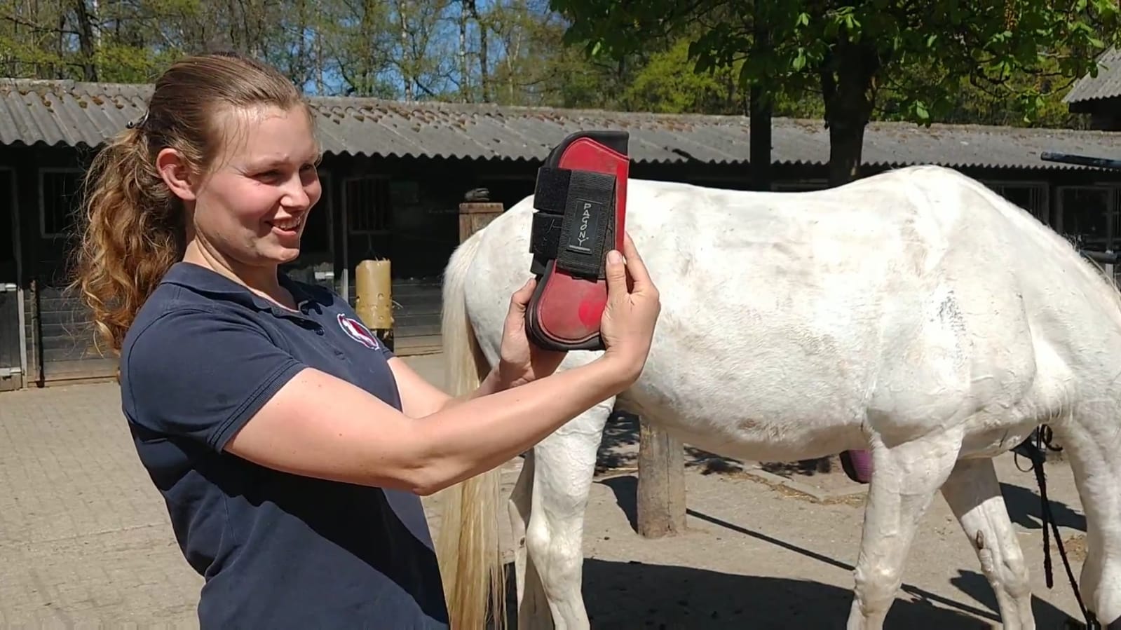 Beenbescherming aanleggen